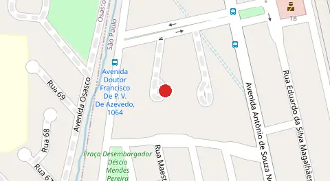 Mapa da localização