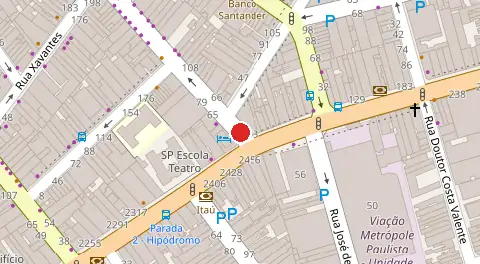 Mapa da localização