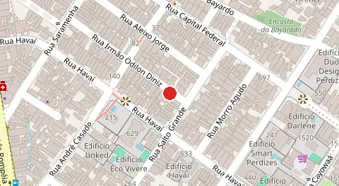 Mapa da localização