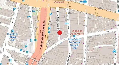Mapa da localização
