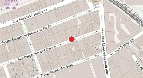 Mapa da localização