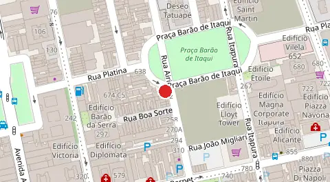 Mapa da localização