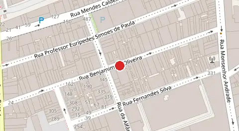 Mapa da localização