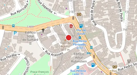Mapa da localização