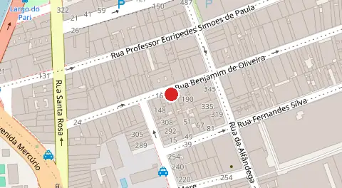 Mapa da localização