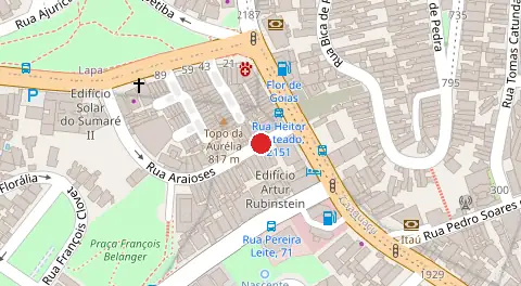 Mapa da localização