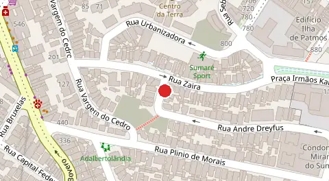 Mapa da localização