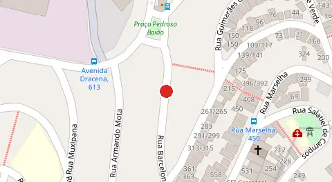 Mapa da localização