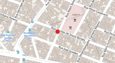 Mapa da localização