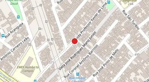 Mapa da localização