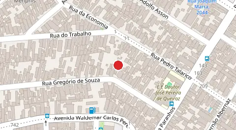 Mapa da localização