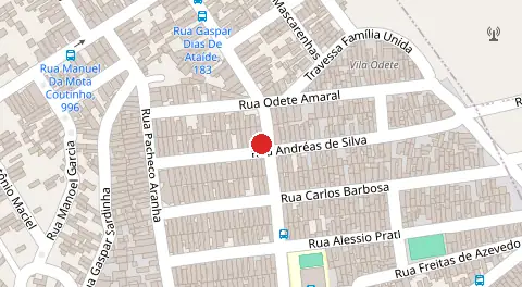 Mapa da localização