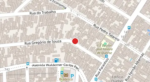 Mapa da localização