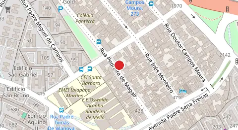 Mapa da localização