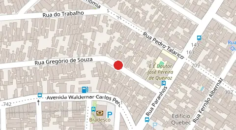 Mapa da localização