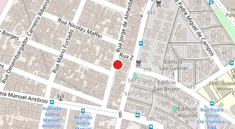 Mapa da localização