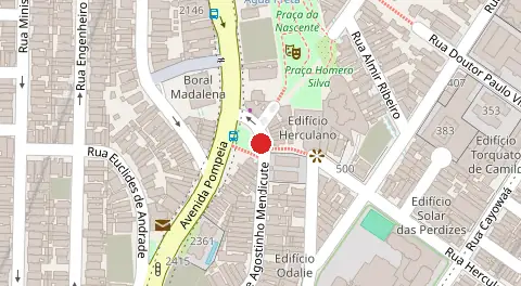 Mapa da localização