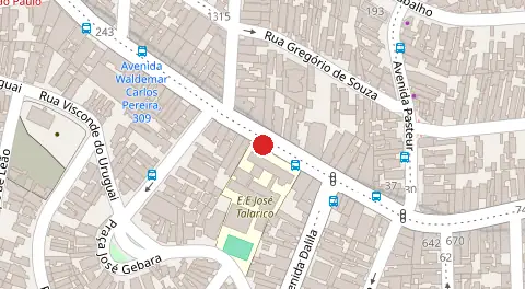 Mapa da localização