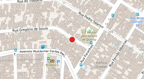 Mapa da localização