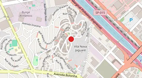 Mapa de Vila Nova Jaguare