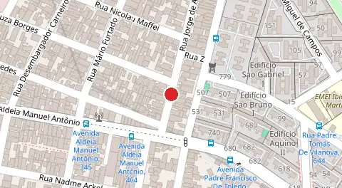 Mapa da localização