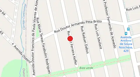 Mapa da localização