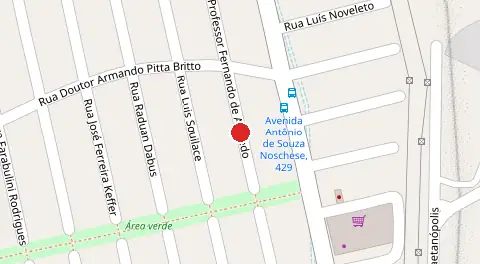 Mapa da localização