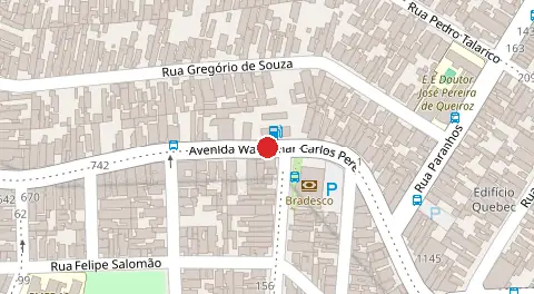 Mapa da localização