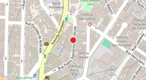 Mapa da localização