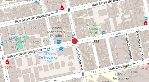 Mapa da localização