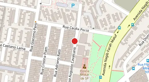 Mapa da localização