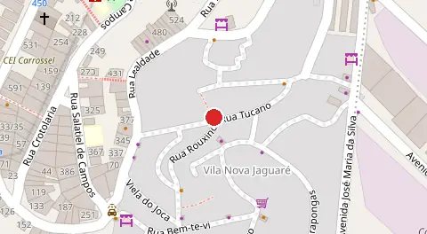 Mapa da localização