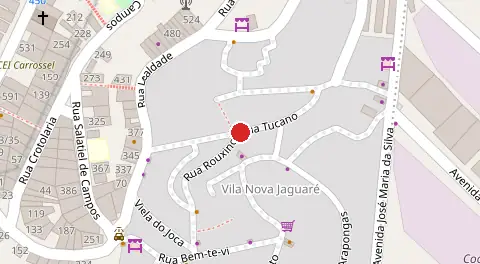 Mapa da localização