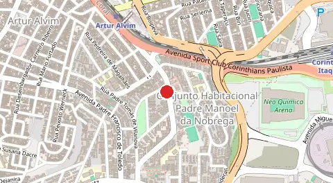 Mapa de Conjunto Habitacional Padre Estanislau de Campos