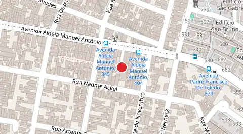 Mapa da localização