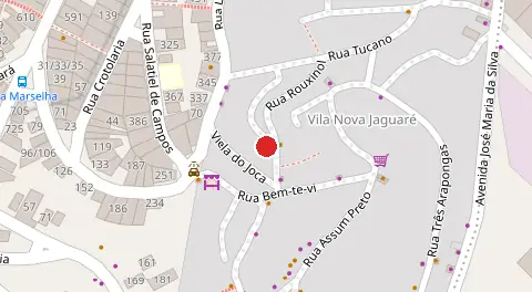 Mapa da localização