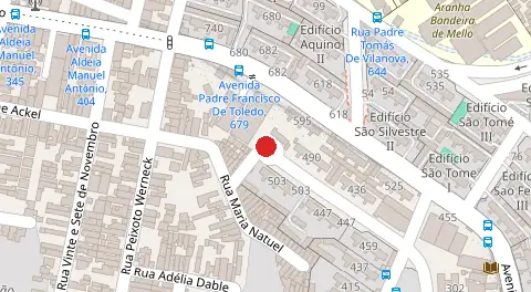 Mapa da localização