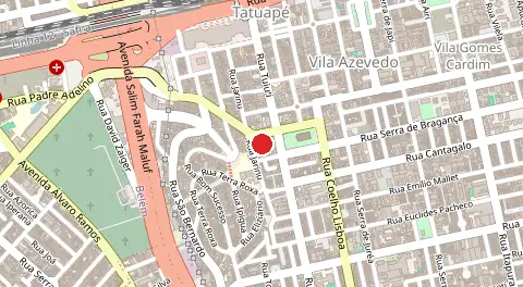 Mapa de Tatuape