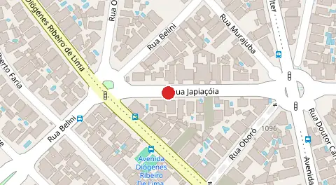 Mapa da localização