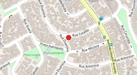 Mapa da localização