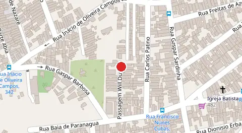 Mapa da localização
