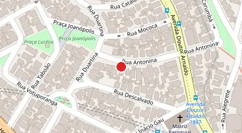 Mapa da localização