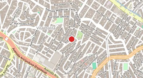 Mapa de Vila Dalila