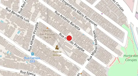 Mapa da localização