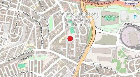 Mapa de Conj Habitacional Padre Manuel de Paiva