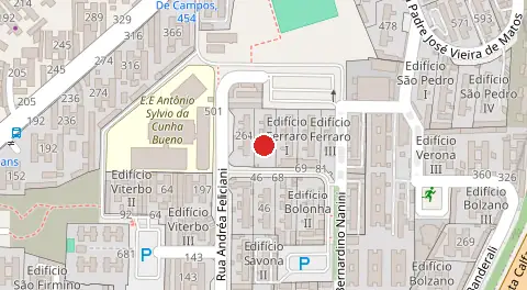 Mapa da localização