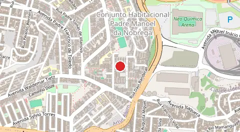 Mapa de Conj Habitacional Padre Manuel da Nobrega