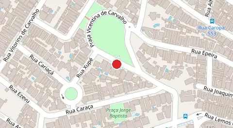 Mapa da localização