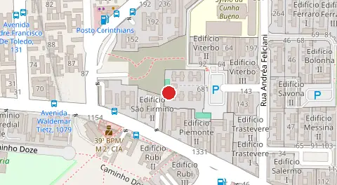 Mapa da localização