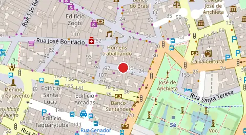 Mapa da localização